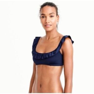 J Crew Ruffle bikini top